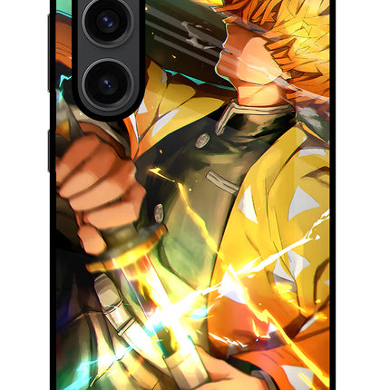 Demon Slayer Samsung S23 Plus Glass Case Back Cover by Casekaro