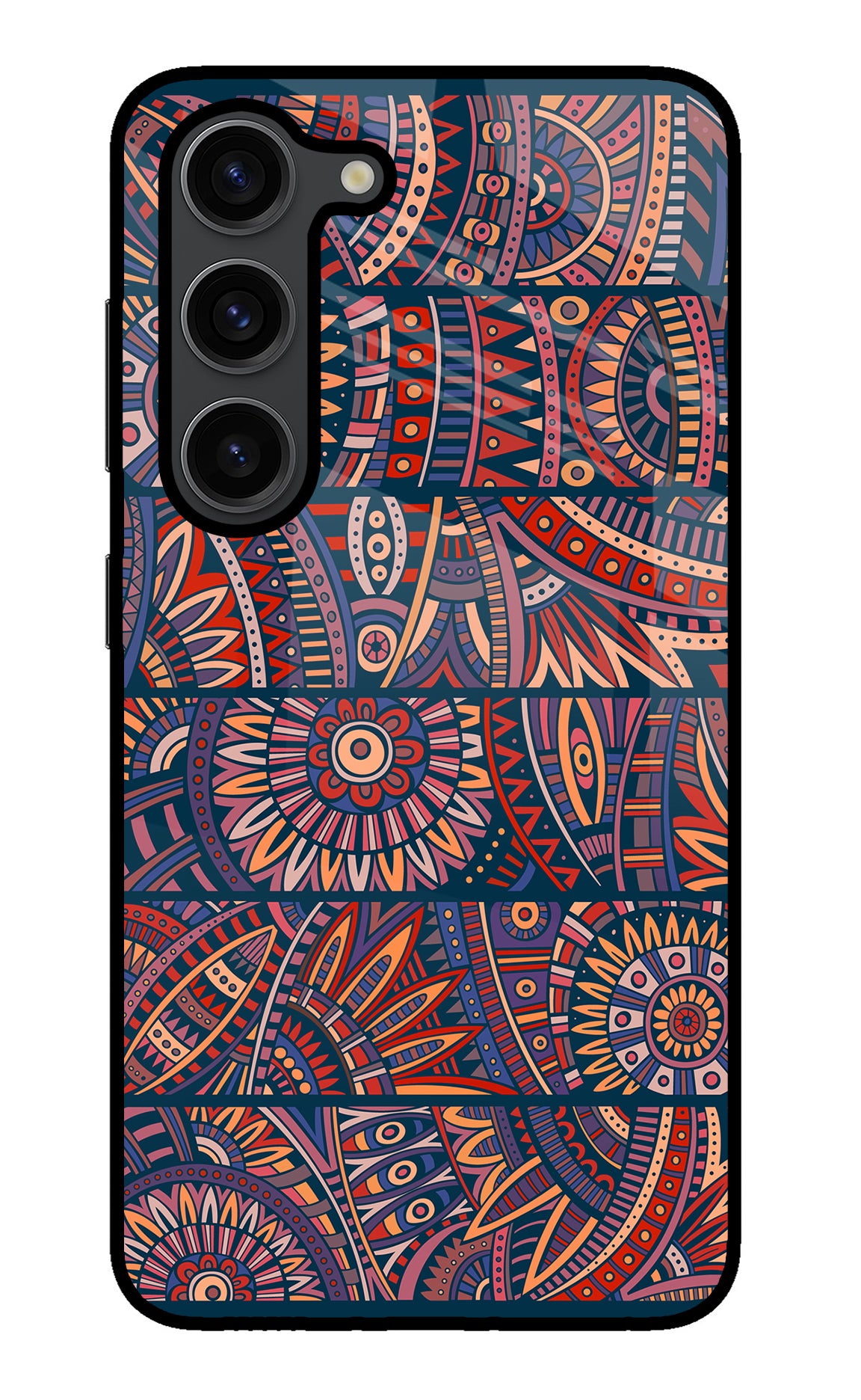 African Culture Design Samsung S23 Plus Glass Case