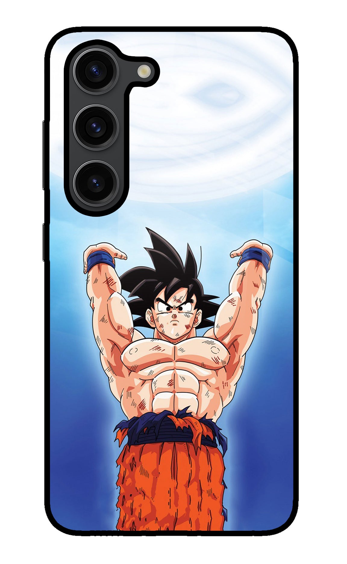 Goku Power Samsung S23 Plus Glass Case