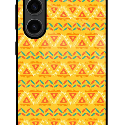 Tribal Pattern Samsung S23 Plus Glass Case