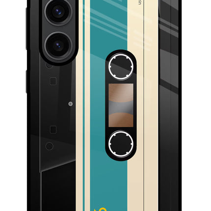 Cassette Samsung S23 Plus Glass Case Back Cover by Casekaro