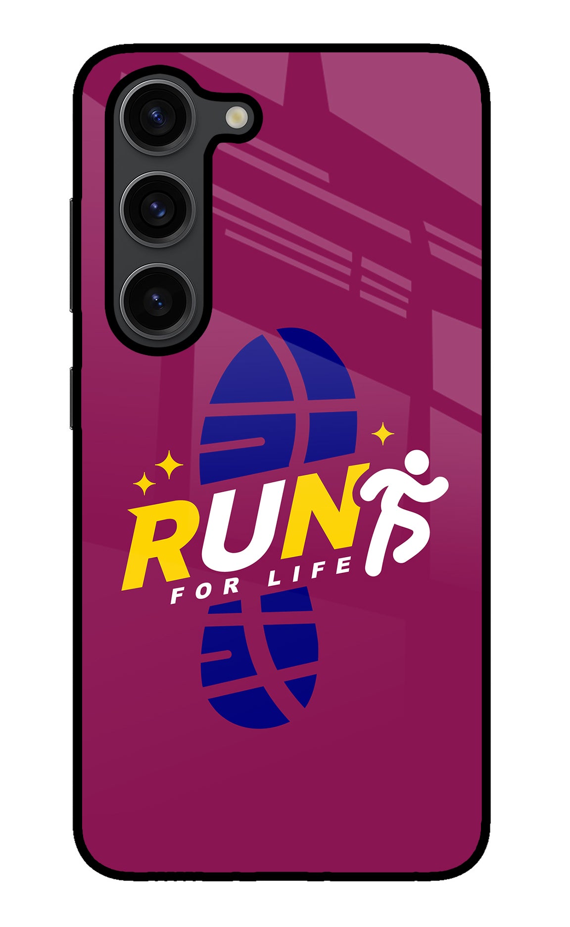 Run for Life Samsung S23 Plus Back Cover