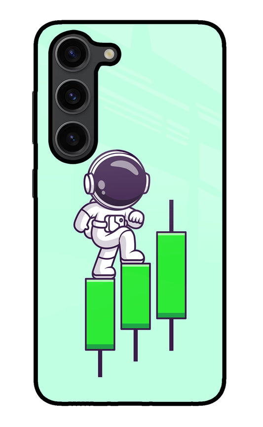 Astronaut Trader Samsung S23 Plus Glass Case