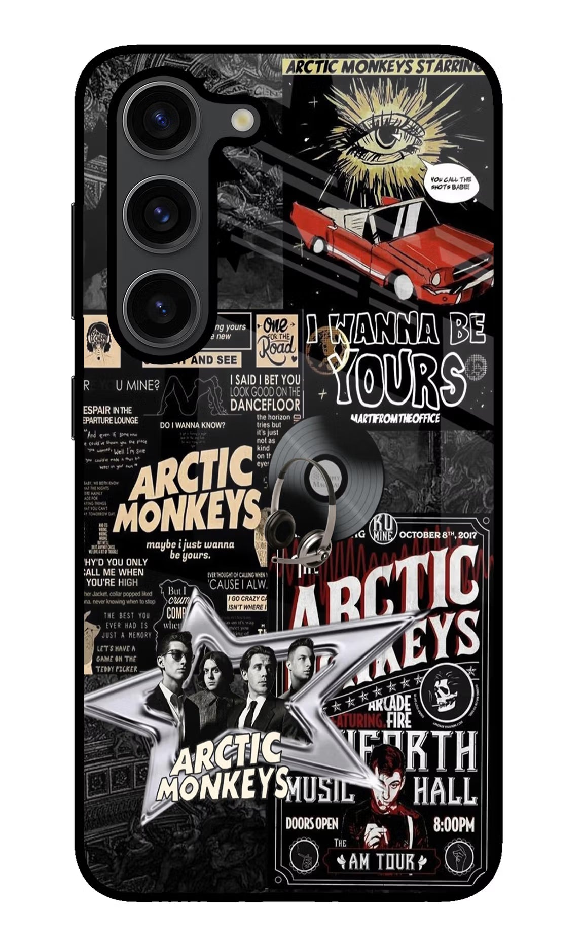 Arctic Monkeys Samsung S23 Plus Glass Case Back Cover by Casekaro