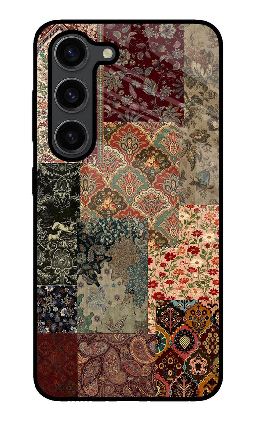 Desi Print Samsung S23 Plus Glass Case