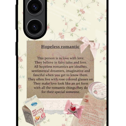 Hopeless Romantic Samsung S23 Plus Glass Case