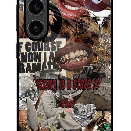 Luxury Samsung S23 Plus Glass Case Back Cover by Casekaro