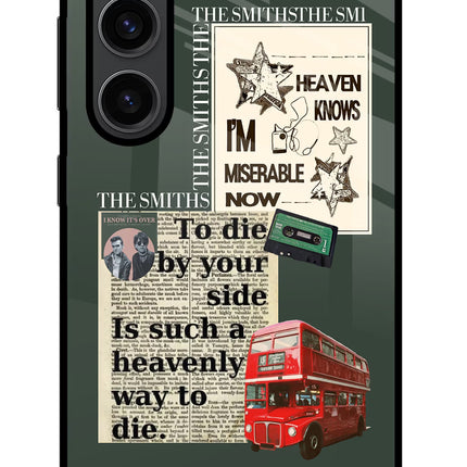 The Smiths Samsung S23 Plus Glass Case Back Cover by Casekaro