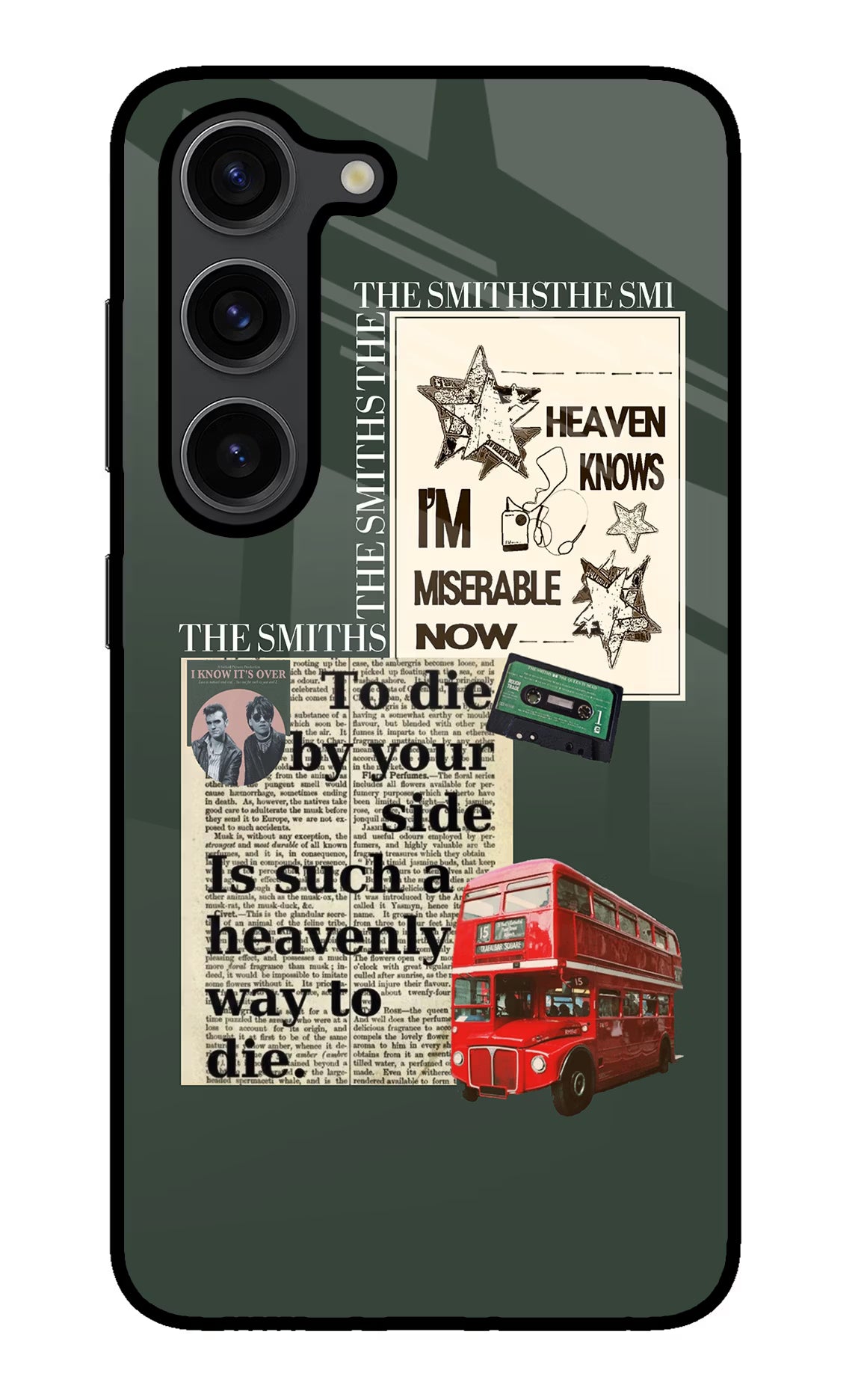 The Smiths Samsung S23 Plus Glass Case Back Cover by Casekaro
