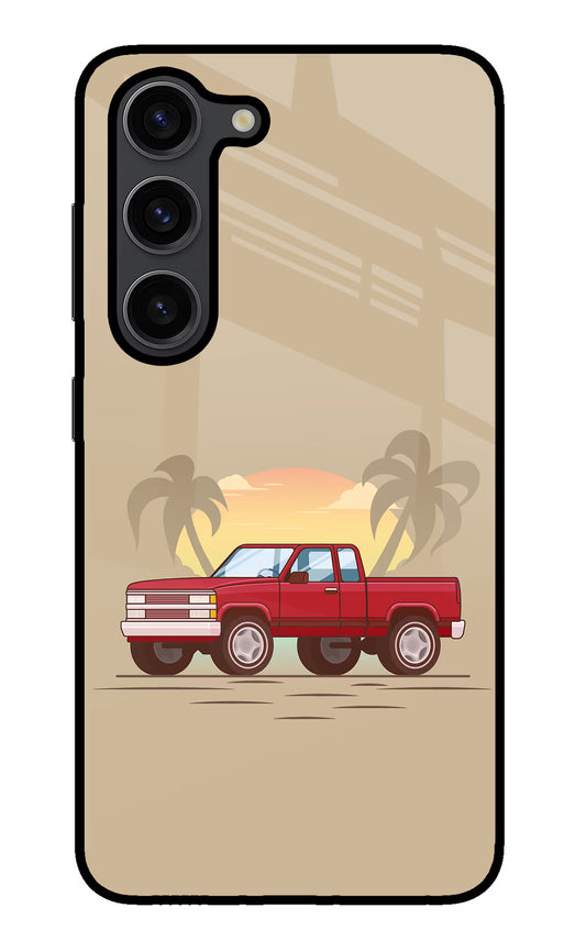 Desert Classic Drive Samsung S23 Plus Glass Case