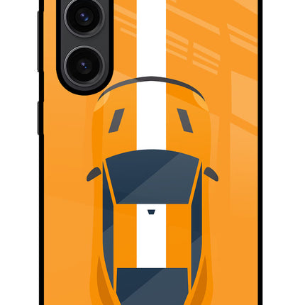 Highway Pursuit Samsung S23 Plus Glass Case Back Cover by Casekaro