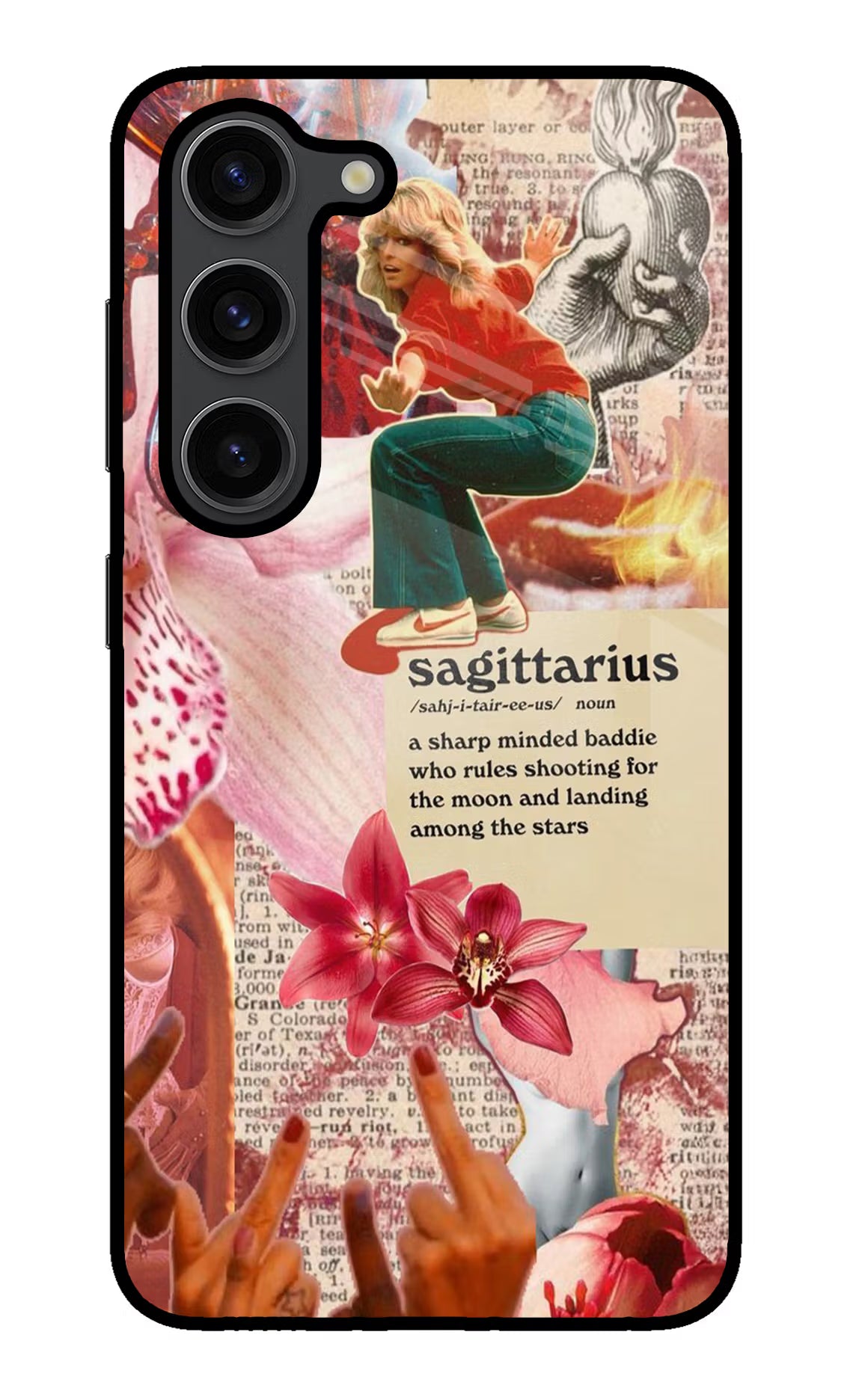 Sagittarius Zodiac Samsung S23 Plus Glass Case