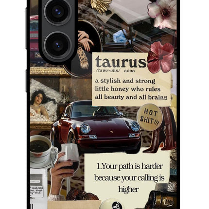 Taurus Zodiac Samsung S23 Plus Glass Case