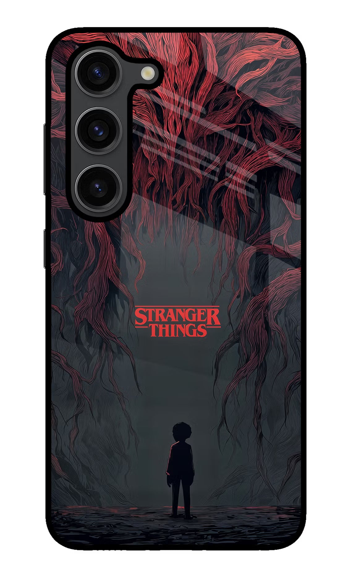 Ordinary Things Dark Side Samsung S23 Plus Glass Case Back Cover by Casekaro