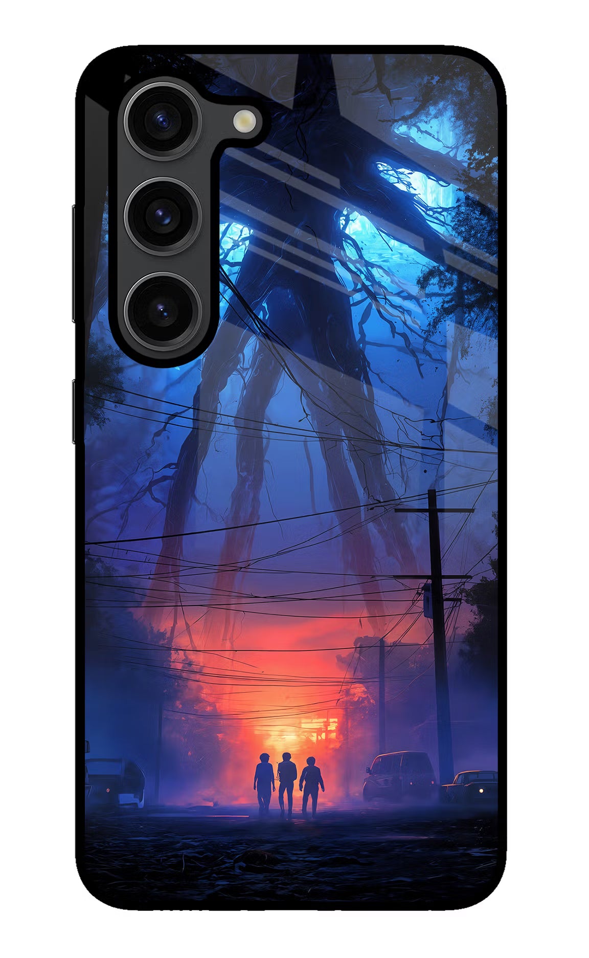 Ordinary Things Shadow Samsung S23 Plus Glass Case Back Cover by Casekaro