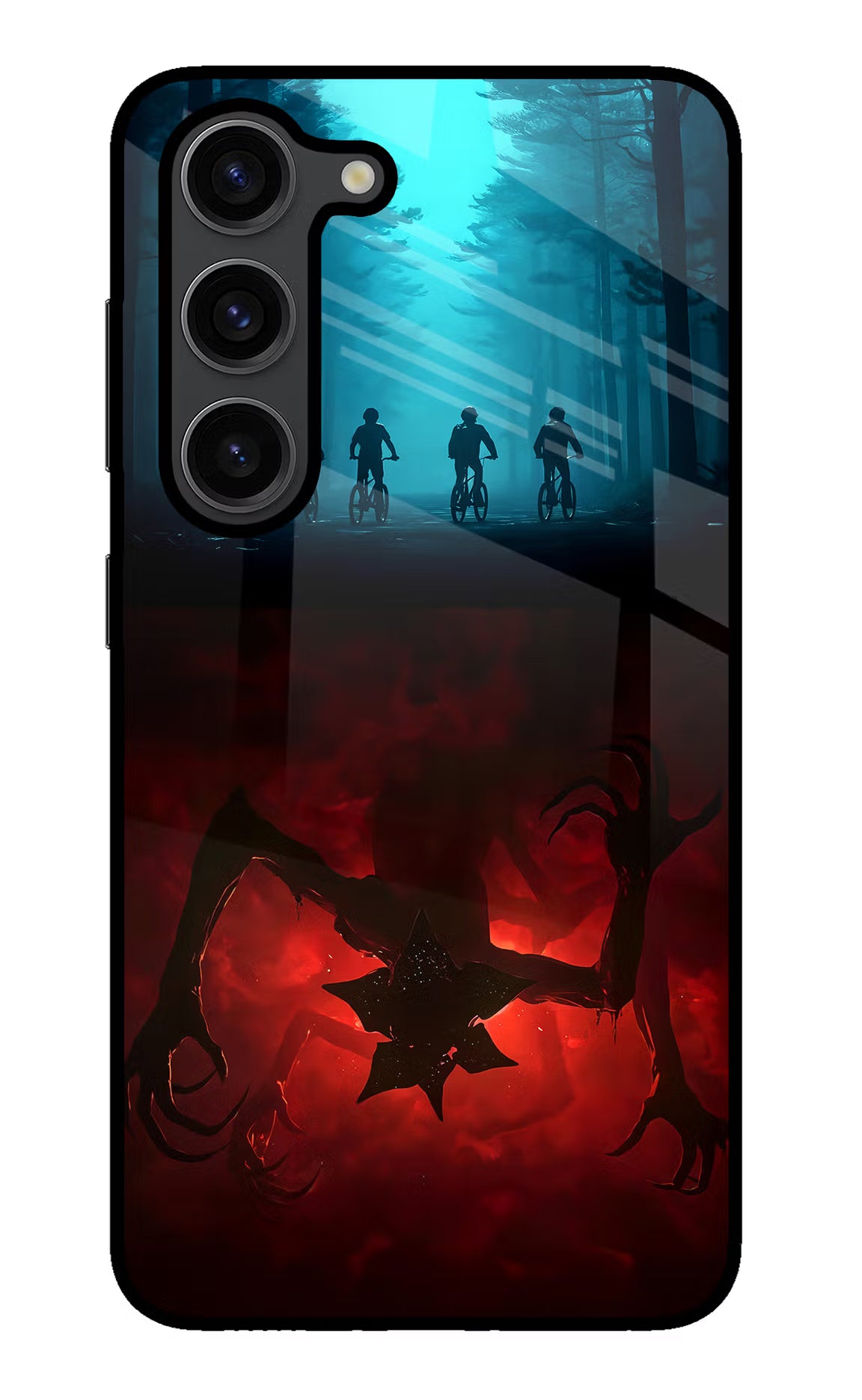 Ordinary Things Downside Up Samsung S23 Plus Glass Case Back Cover by Casekaro
