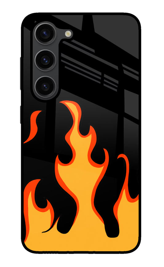 Fired Up – Black Samsung S23 Plus Glass Case