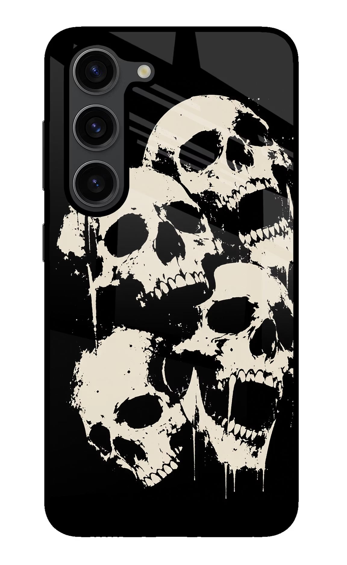 Dead Stack Samsung S23 Plus Glass Case Back Cover by Casekaro