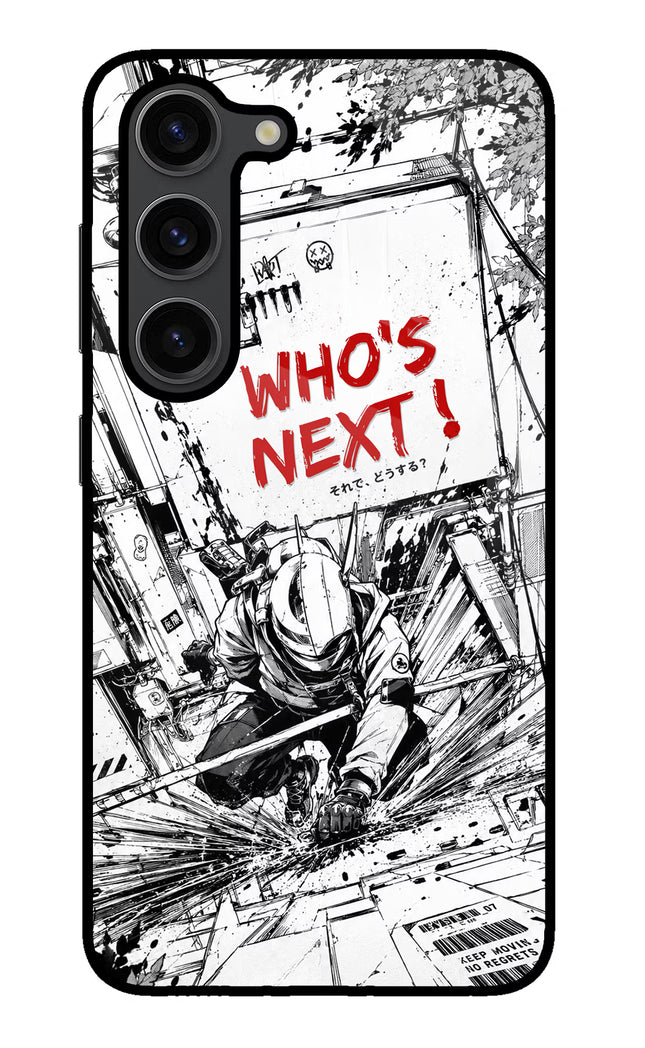 Who's Next Samsung S23 Plus Glass Case