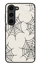 Spider Web Samsung S23 Plus Glass Case