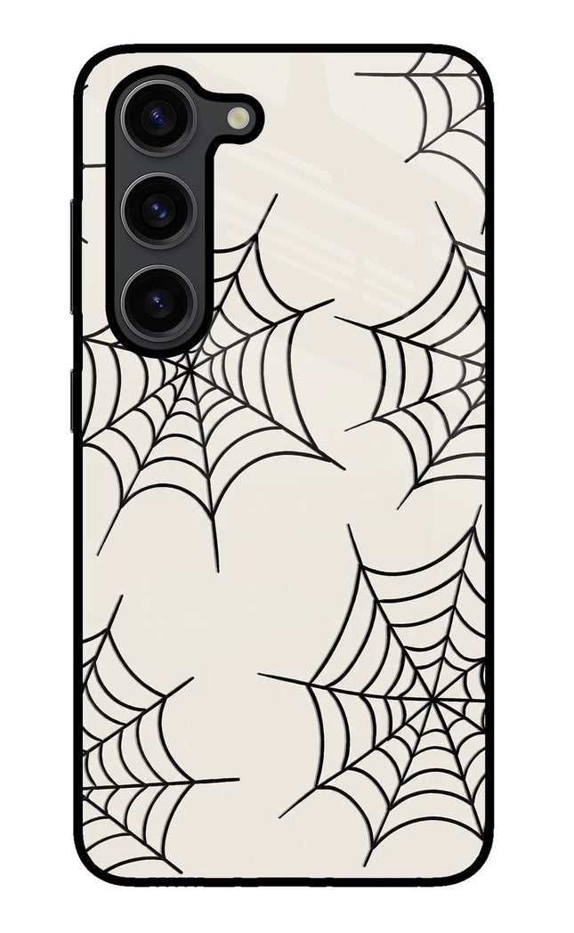 Spider Web Samsung S23 Plus Glass Case
