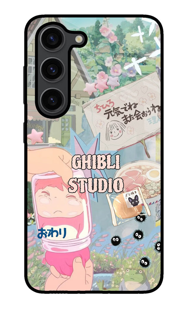 Studio Ghibli Samsung S23 Plus Glass Case