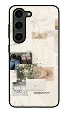 Soft Aesthetic Samsung S23 Plus Glass Case
