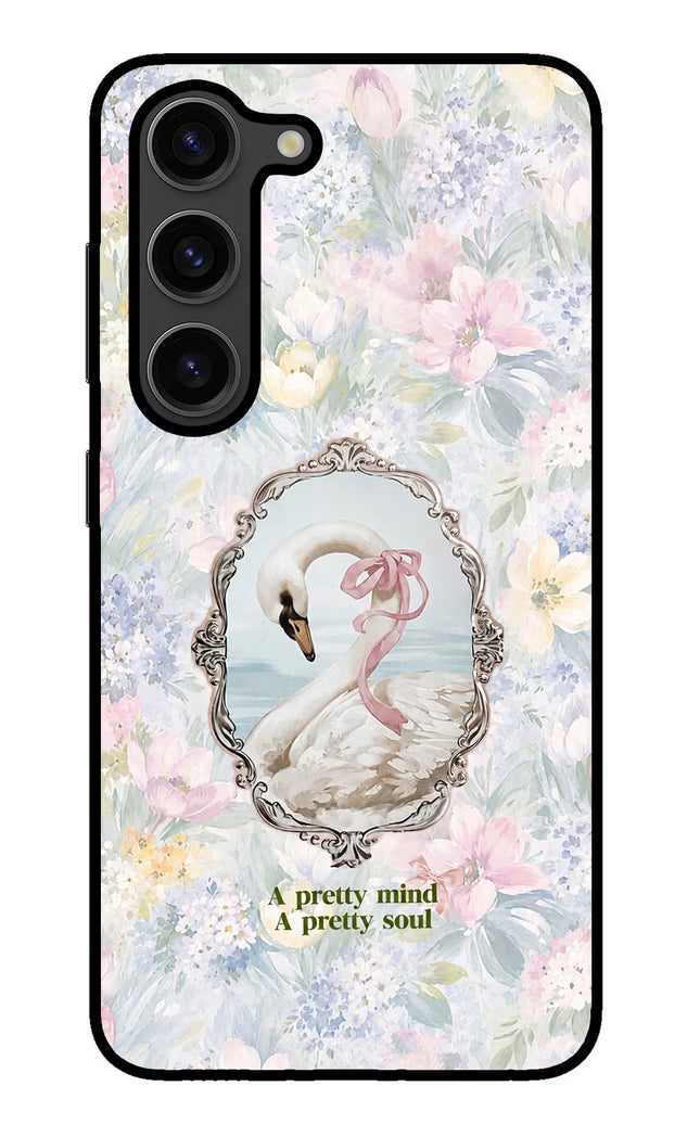 Pretty Mind Pretty Soul Samsung S23 Plus Glass Case