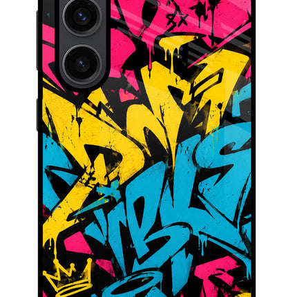 Graffiti Vibe Samsung S23 Plus Glass Case