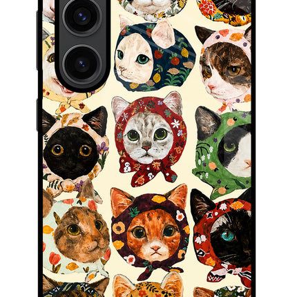 Cool Cat Samsung S23 Plus Glass Case