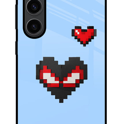 Peter Heart Samsung S23 Plus Glass Case Back Cover by Casekaro