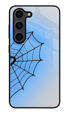 Blue Web Samsung S23 Plus Glass Case