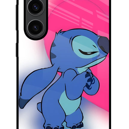 Stitch Hug Samsung S23 Plus Glass Case