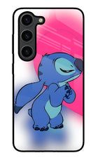 Stitch Hug Samsung S23 Plus Glass Case