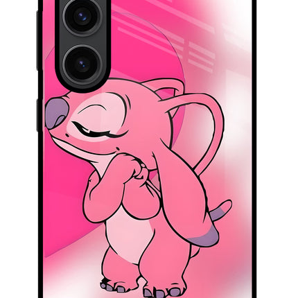 Angel Hug Samsung S23 Plus Glass Case Back Cover by Casekaro