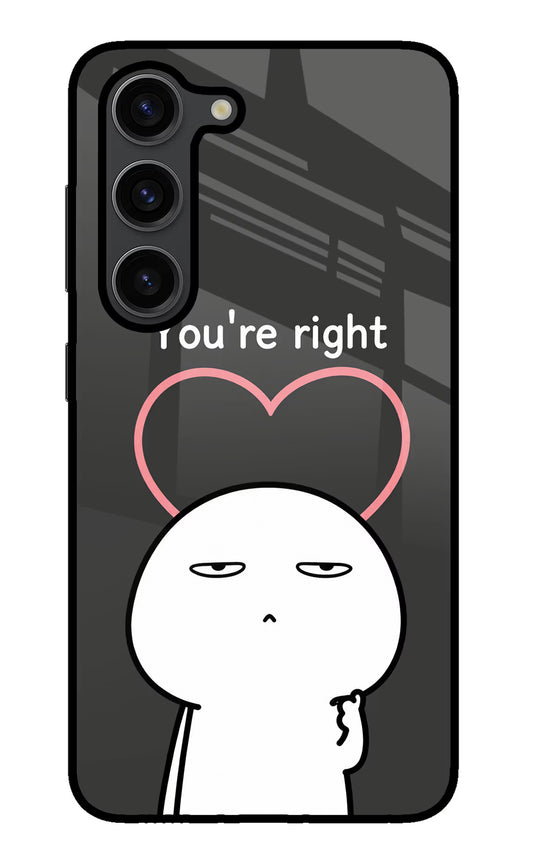 You're Right Samsung S23 Plus Glass Case