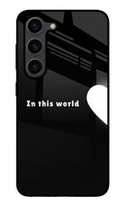 This World Samsung S23 Plus Glass Case