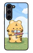 Tiger Treat Samsung S23 Plus Glass Case