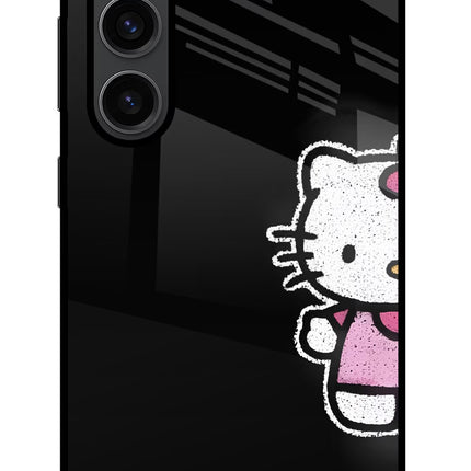 Kitty Charm Samsung S23 Plus Glass Case