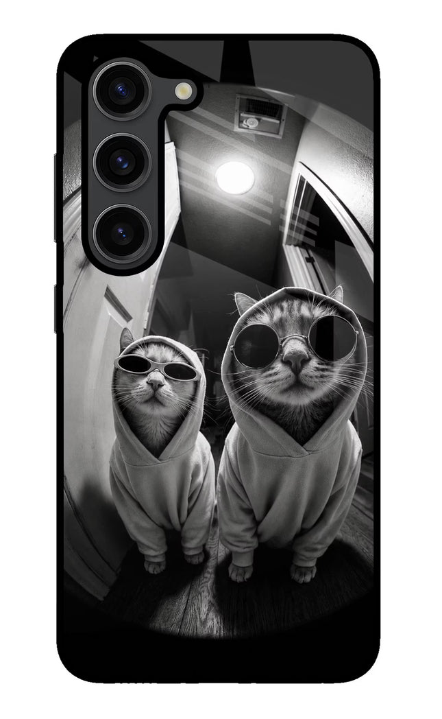 Hood Cats Samsung S23 Plus Glass Case