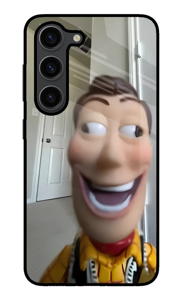 Side Eye Woody Samsung S23 Plus Glass Case
