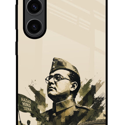 Netaji Rising Samsung S23 Plus Glass Case