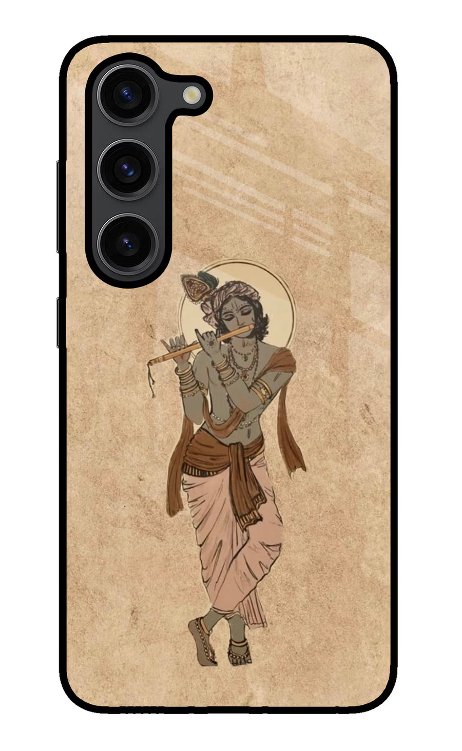 Krishna Samsung S23 Plus Back Cover, Glass case