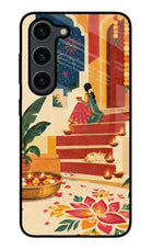 Diwali Rangoli Samsung S23 Plus Glass Case
