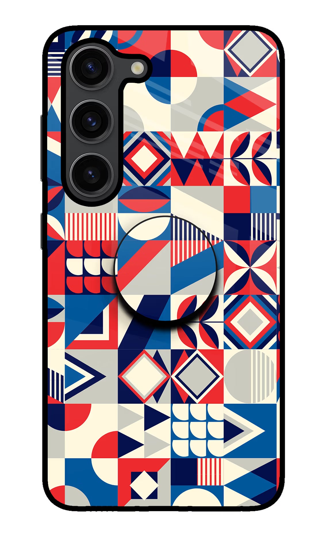 Colorful Pattern Samsung S23 Plus Pop Case by Casekaro