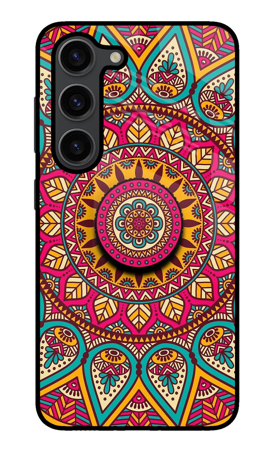 Mandala Samsung S23 Plus Pop Case, Glass case