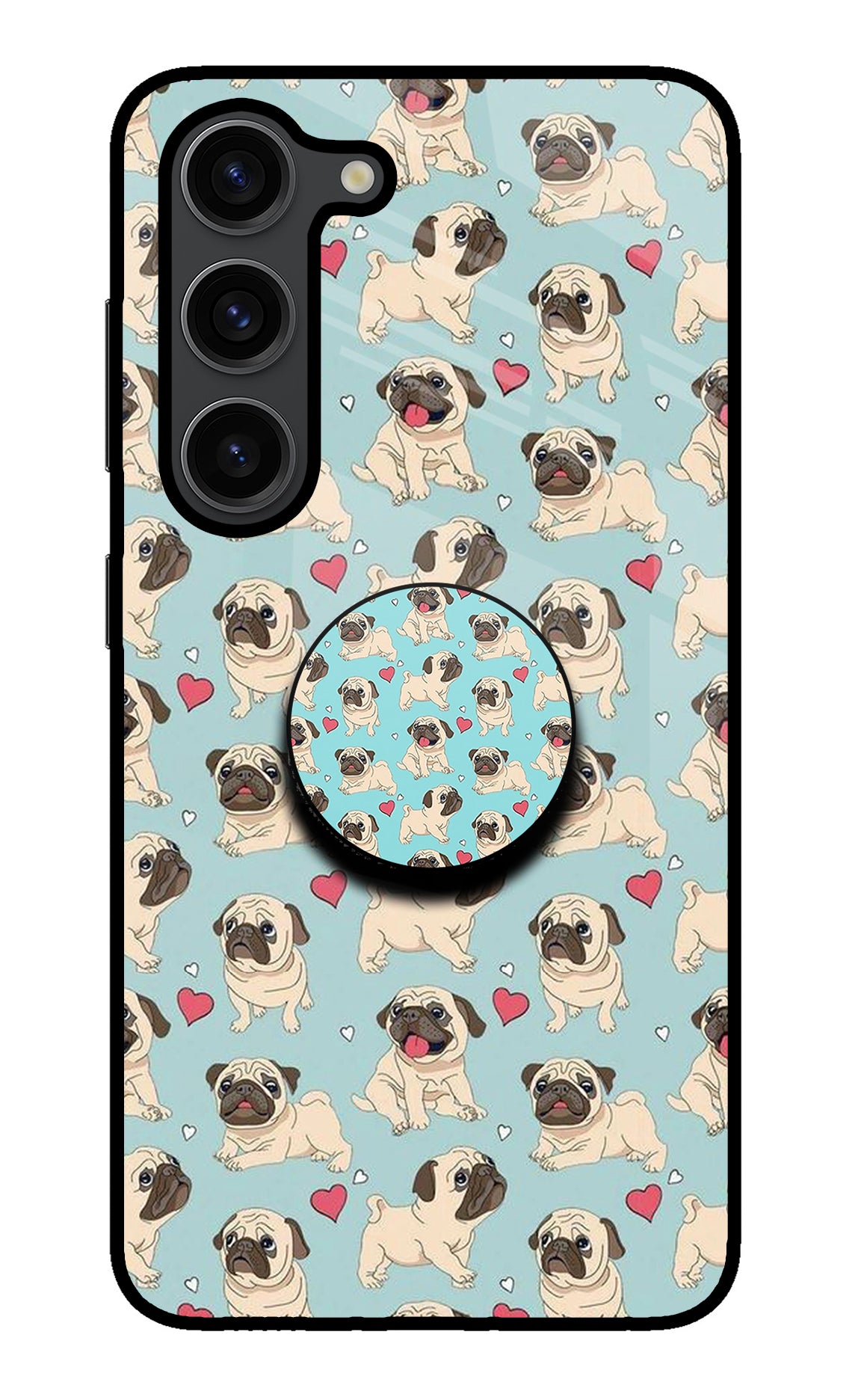 Pug Dog Samsung S23 Plus Pop Case