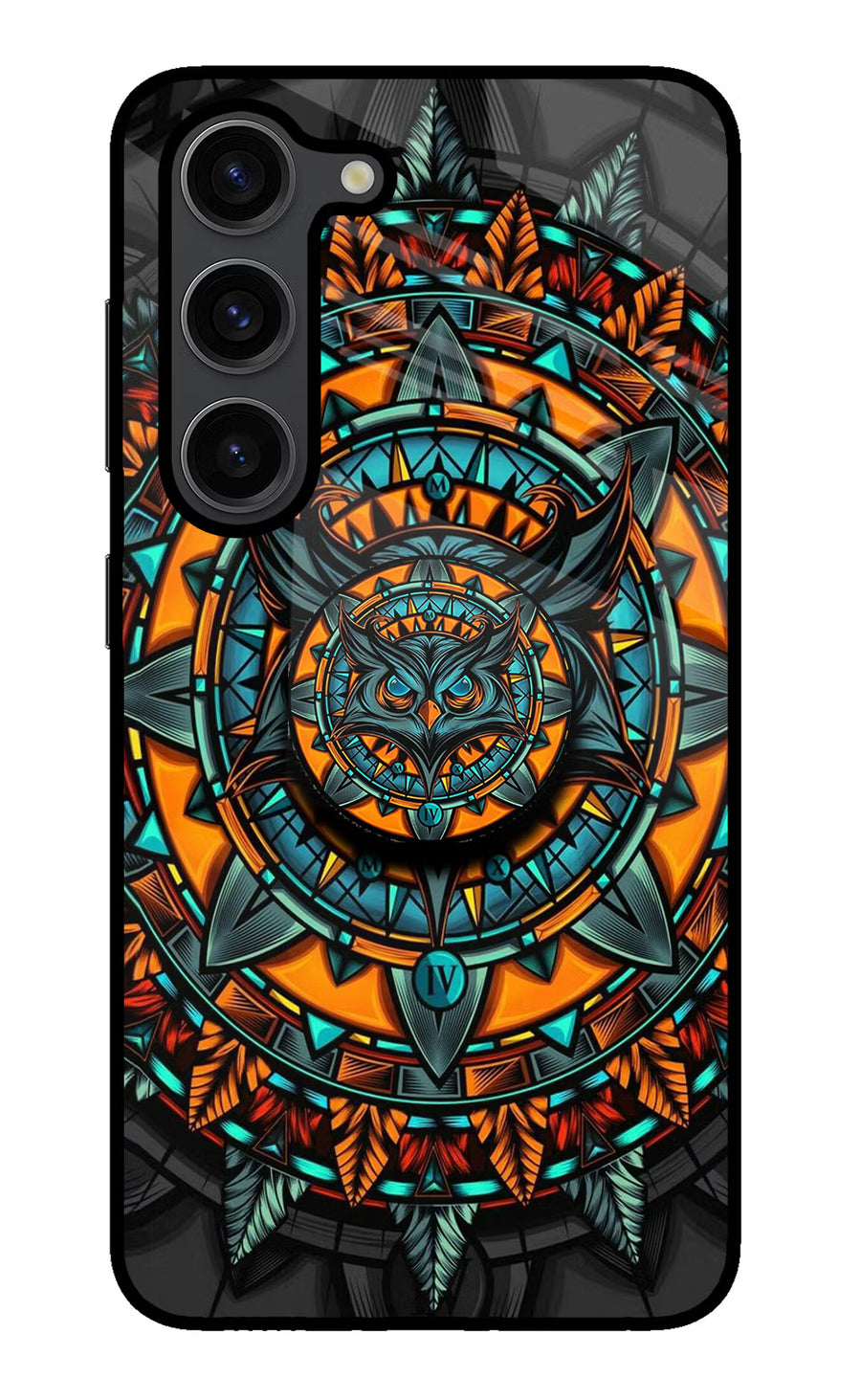 Angry Owl Samsung S23 Plus Pop Case, Glass case