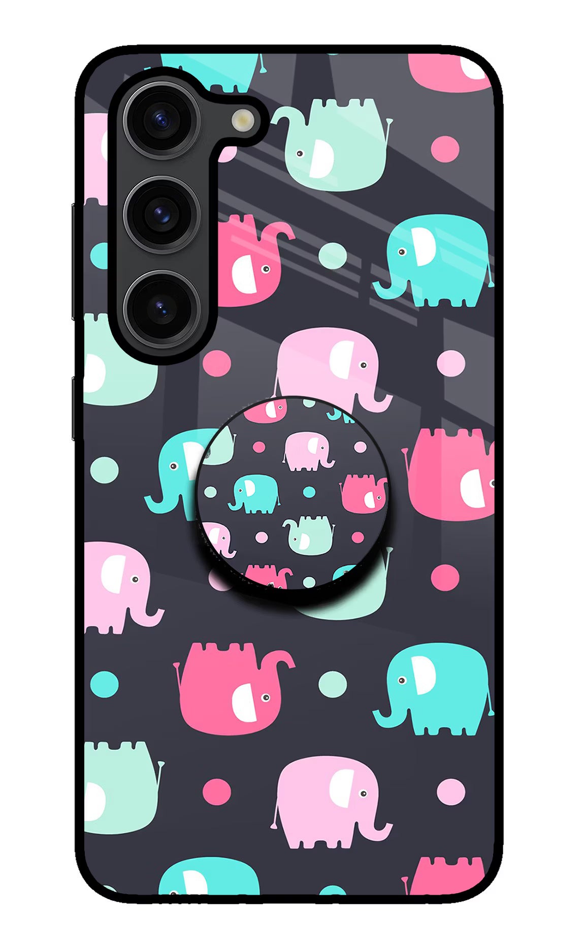 Baby Elephants Samsung S23 Plus Pop Case by Casekaro