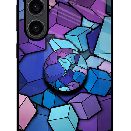 Cubic Abstract Samsung S23 Plus Pop Case by Casekaro